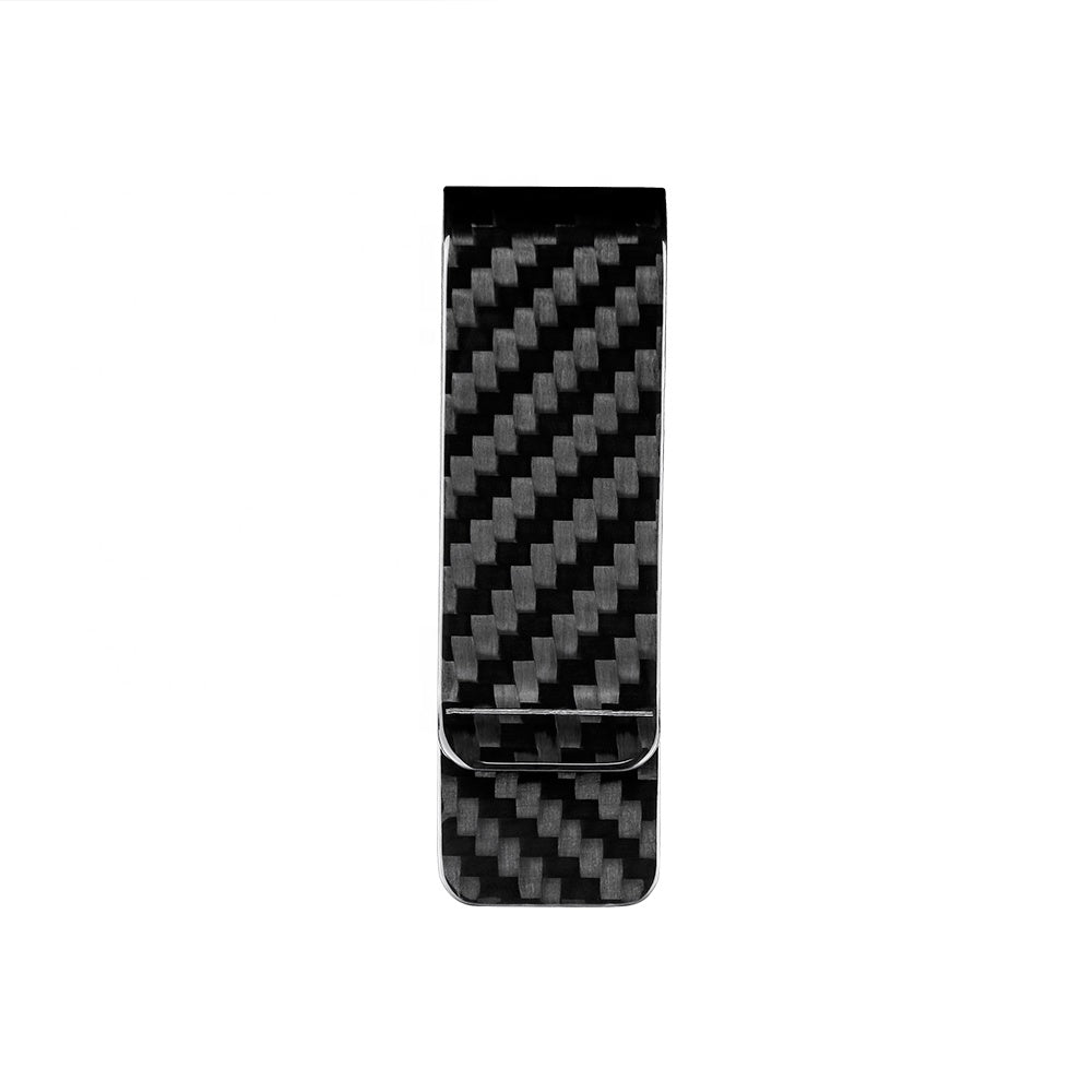 Drivingrich real carbon fiber money clip for minimal cash carry