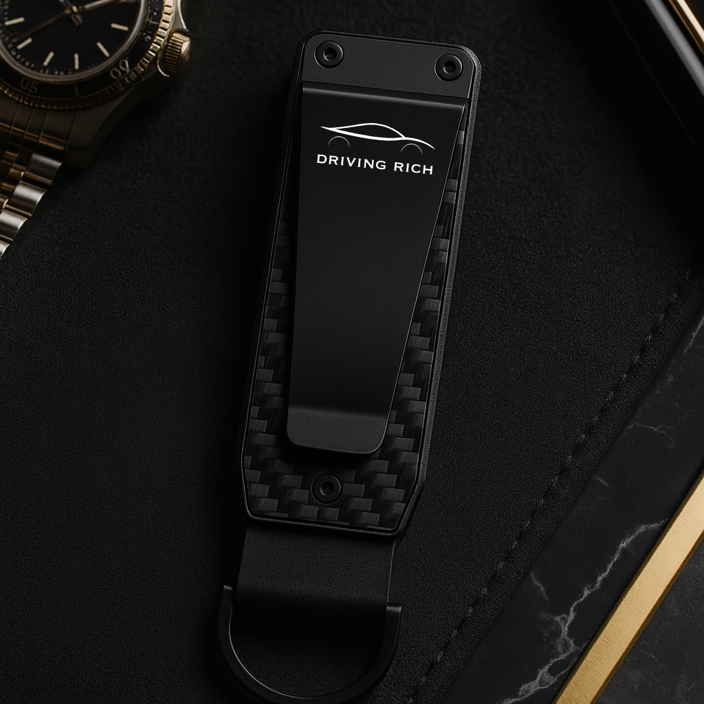 Carbon Fiber Key Holder – Unbreakable. Silent. Laser Engraved.